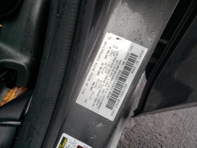 Photo 10 from auction – 2012 MAZDA 3 I with VIN JM1BL1V8XC1603508