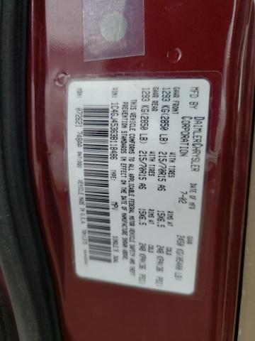 Photo 10 from auction – 2003 CHRYSLER VOYAGER LX with VIN 1C4GJ45363B118486