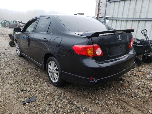 Photo 3 from auction – 2009 TOYOTA COROLLA BA with VIN 2T1BU40E29C156737