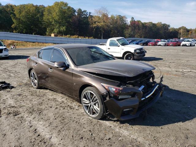 INFINITI Q50 BASE 2014 with VIN JN1BV7AR5EM681808 - Photo from auction