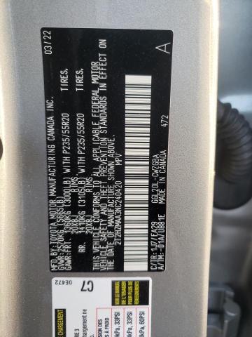 Photo 10 from auction – 2022 LEXUS RX 350 with VIN 2T2HZMAA3NC240420