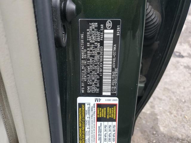 Photo 10 from auction – 2011 TOYOTA CAMRY BASE with VIN 4T1BF3EK1BU636503