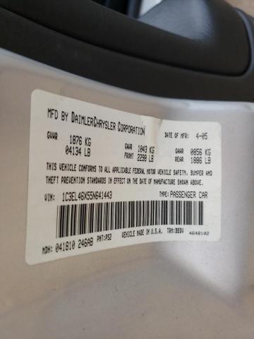 Photo 10 from auction – 2005 CHRYSLER SEBRING with VIN 1C3EL46X55N641443