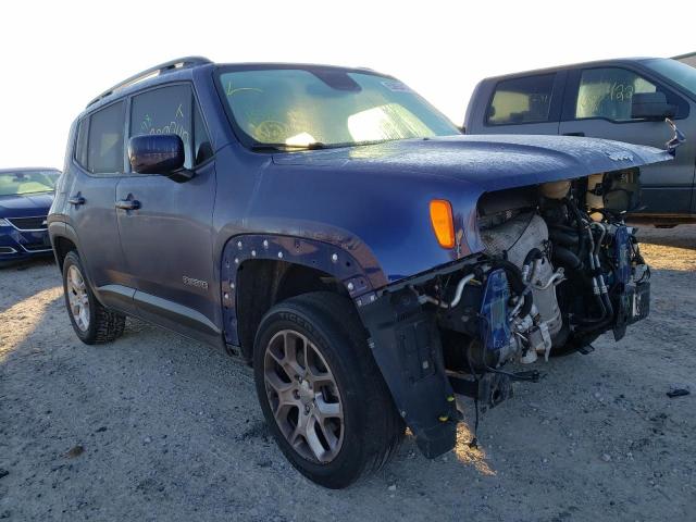 JEEP RENEGADE L 2017 with VIN ZACCJBBB3HPG12655 - Photo from auction