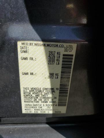Photo 10 from auction – 2018 NISSAN ALTIMA 2.5 with VIN 1N4AL3AP2JC130974