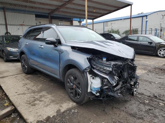 KIA SORENTO S 2021 with VIN 5XYRLDLC6MG048985 - Photo from auction
