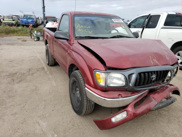 TOYOTA TACOMA 2004 with VIN 5TENL42N44Z358317 - Photo from auction