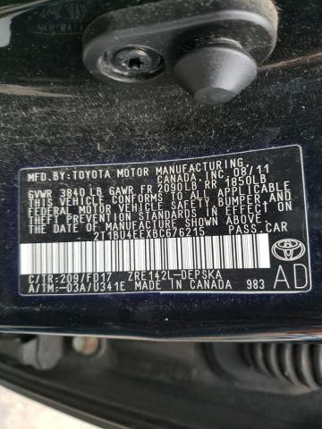 Photo 10 from auction – 2011 TOYOTA COROLLA BA with VIN 2T1BU4EEXBC676215