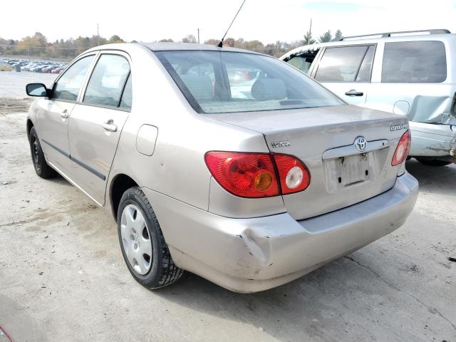 Photo 3 from auction – 2003 TOYOTA COROLLA CE with VIN 1NXBR32E83Z086031