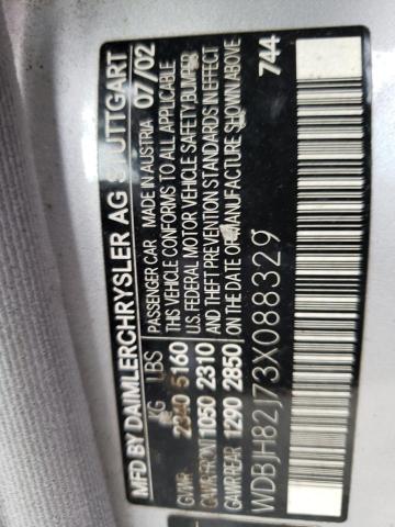 Photo 10 from auction – 2003 MERCEDES-BENZ E 320 4MAT with VIN WDBJH82J73X088329