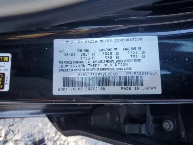 Photo 10 from auction – 2009 MAZDA 3 I with VIN JM1BK12F691207560