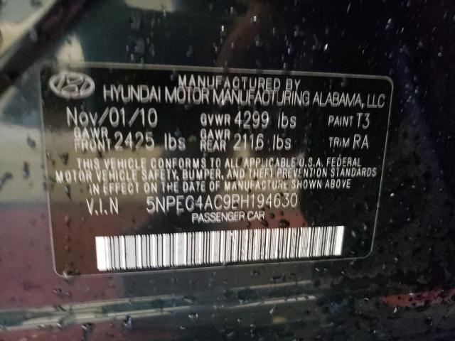 Photo 10 from auction – 2011 HYUNDAI SONATA SE with VIN 5NPEC4AC9BH194630