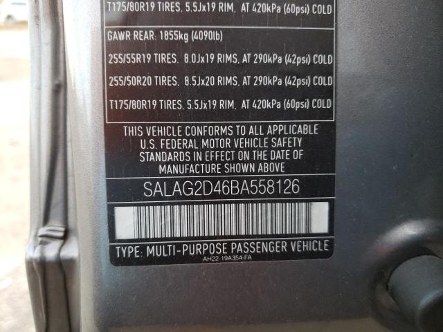 Photo 10 from auction – 2011 LAND ROVER LR4 HSE with VIN SALAG2D46BA558126