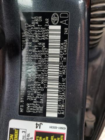 Photo 10 from auction – 2013 TOYOTA COROLLA BA with VIN 2T1BU4EE8DC037267