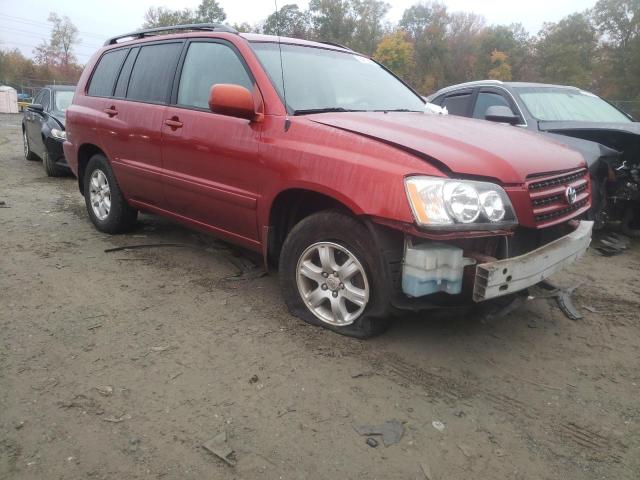 TOYOTA HIGHLANDER 2003 with VIN JTEGF21A430076109 - Photo from auction