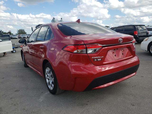 Photo 3 from auction – 2021 TOYOTA COROLLA LE with VIN JTDEPMAE1MJ162531