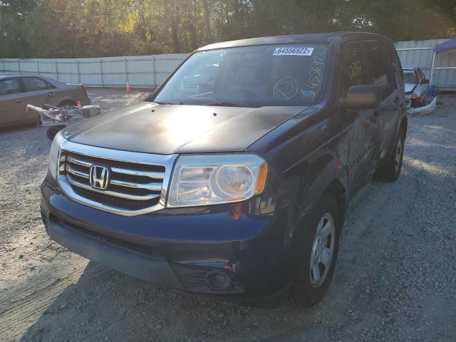 Photo 2 from auction – 2014 HONDA PILOT LX with VIN 5FNYF4H25EB054725