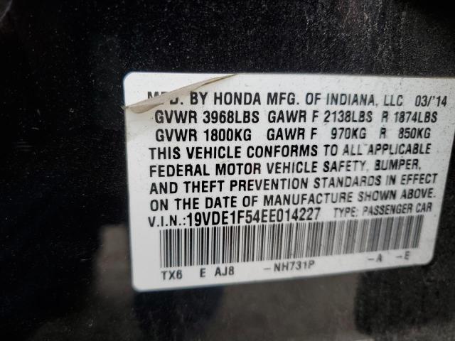 Photo 10 from auction – 2014 ACURA ILX 20 PRE with VIN 19VDE1F54EE014227