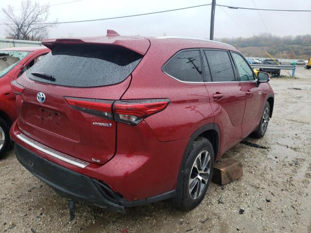 Photo 4 from auction – 2020 TOYOTA HIGHLANDER with VIN 5TDHBRCH2LS001106
