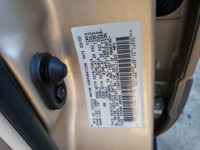 Photo 10 from auction – 2000 LEXUS LX 470 with VIN JT6HT00W6Y0111265