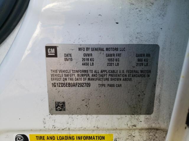 Photo 10 from auction – 2010 CHEVROLET MALIBU 2LT with VIN 1G1ZD5EB9AF292709