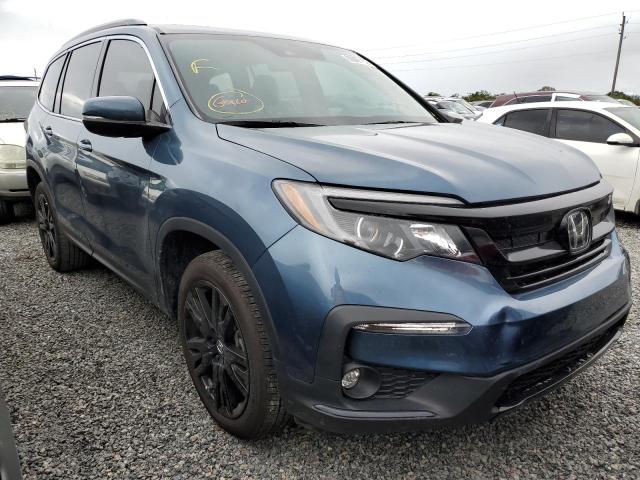 HONDA PILOT SE 2021 with VIN 5FNYF5H26MB020569 - Photo from auction