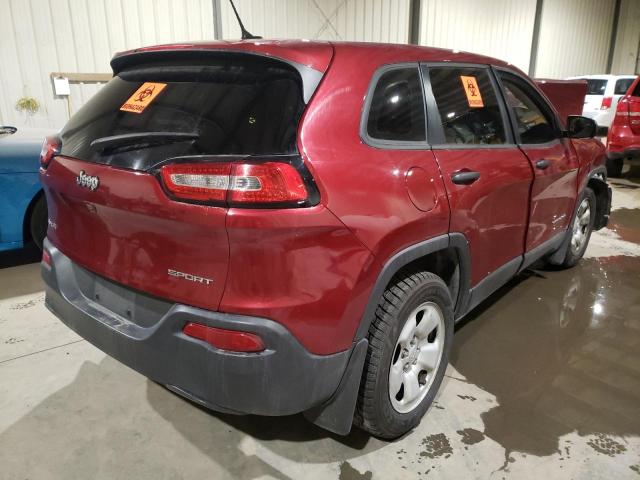 Photo 4 from auction – 2016 JEEP CHEROKEE S with VIN 1C4PJMAB0GW234858