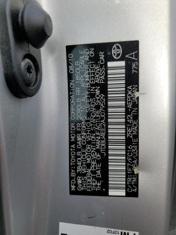 Foto 10 de la subasta – 2010 TOYOTA COROLLA BA con VIN JTDBU4EE2AJ079529