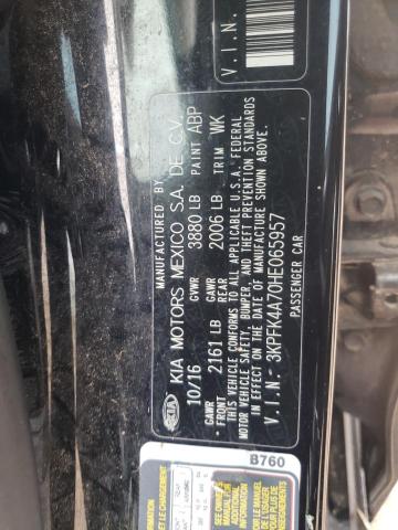 Photo 10 from auction – 2017 KIA FORTE LX with VIN 3KPFK4A70HE065957