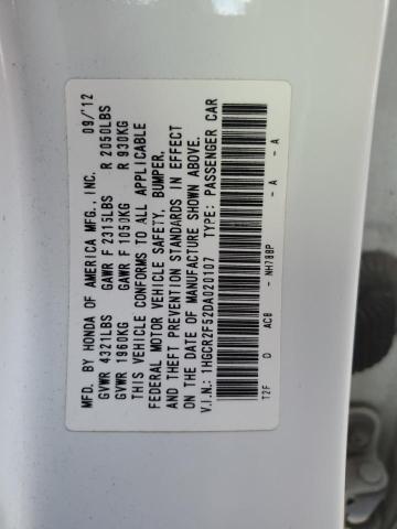 Photo 10 from auction – 2013 HONDA ACCORD SPO with VIN 1HGCR2F52DA020107