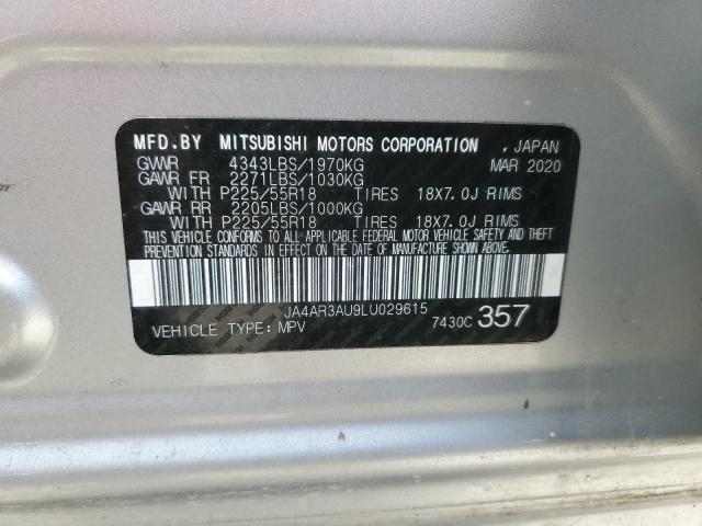 Photo 10 from auction – 2020 MITSUBISHI OUTLANDER with VIN JA4AR3AU9LU029615