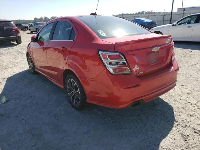 Photo 3 from auction – 2017 CHEVROLET SONIC LT with VIN 1G1JD5SH2H4102244