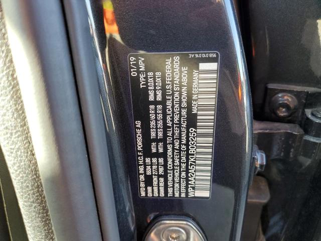 Photo 10 from auction – 2019 PORSCHE MACAN with VIN WP1AA2A57KLB03259