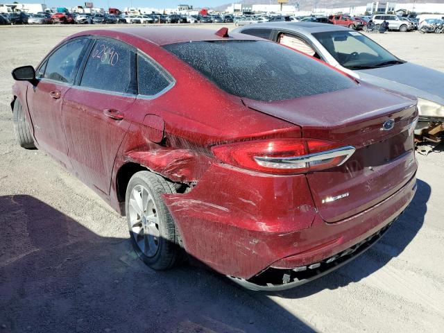 Photo 3 from auction – 2019 FORD FUSION SE with VIN 3FA6P0LU3KR263371