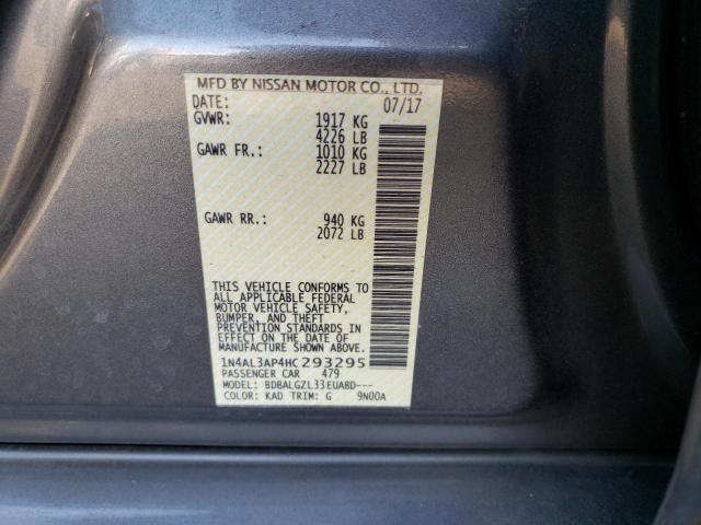 Photo 10 from auction – 2017 NISSAN ALTIMA 4D with VIN 1N4AL3AP4HC293295