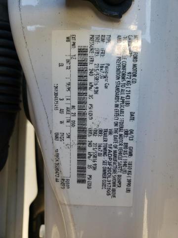 Photo 10 from auction – 2013 FORD FOCUS SE with VIN 1FADP3F20DL317505