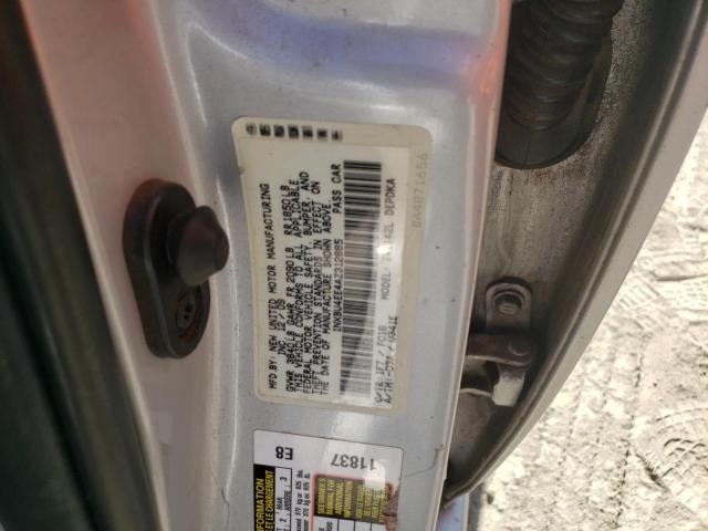 Photo 10 from auction – 2010 TOYOTA COROLLA BA with VIN 1NXBU4EE4AZ312885