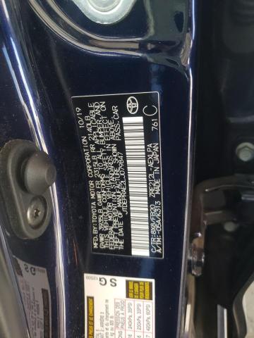 Photo 10 from auction – 2020 TOYOTA COROLLA LE with VIN JTDEPRAE2LJ079847