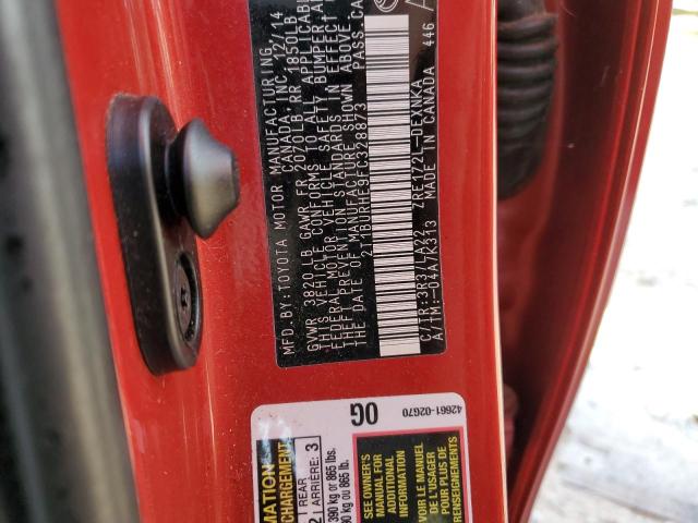 Photo 10 from auction – 2015 TOYOTA COROLLA L with VIN 2T1BURHE9FC328873