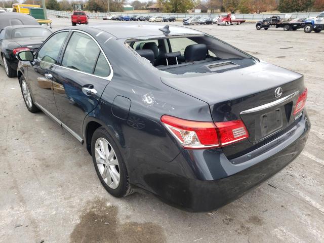 Photo 3 from auction – 2011 LEXUS ES 350 with VIN JTHBK1EG3B2456403