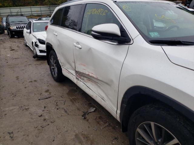 Photo 9 from auction – 2018 TOYOTA HIGHLANDER with VIN 5TDJZRFH3JS907562