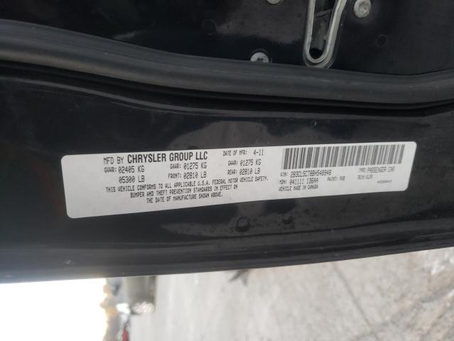 Photo 10 from auction – 2011 DODGE CHARGER R/ with VIN 2B3CL5CT8BH548948
