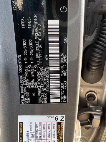 Photo 10 from auction – 2022 LEXUS LX 600 BAS with VIN JTJGB7CX8N4000738