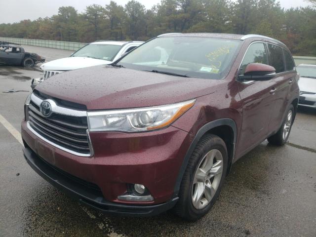 Photo 2 from auction – 2015 TOYOTA HIGHLANDER with VIN 5TDDKRFH7FS172237