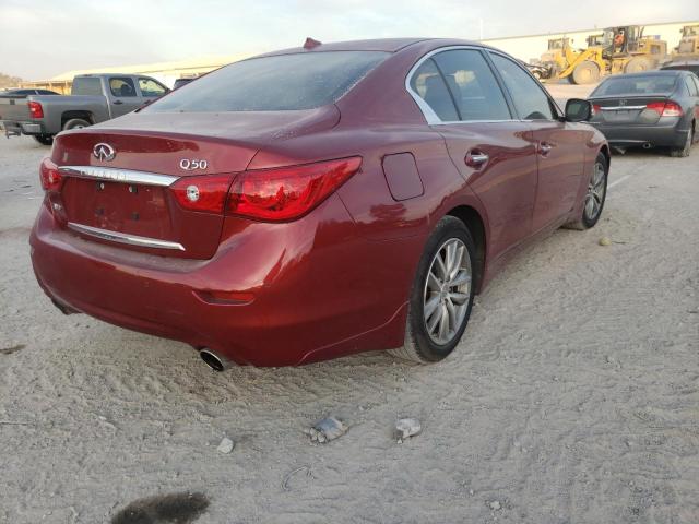 Photo 4 from auction – 2014 INFINITI Q50 BASE with VIN JN1BV7AR5EM699869
