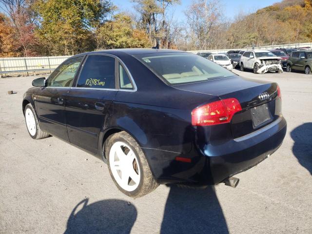 Photo 3 from auction – 2007 AUDI A4 2.0T QU with VIN WAUDF78E87A131655