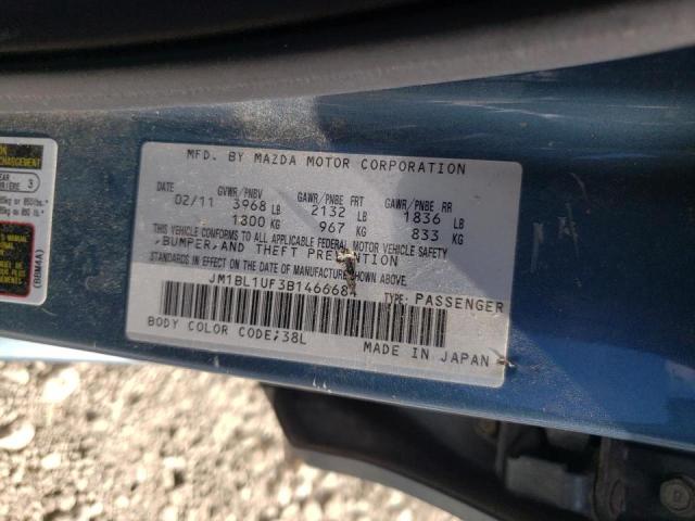Photo 10 from auction – 2011 MAZDA 3 I with VIN JM1BL1UF3B1466684