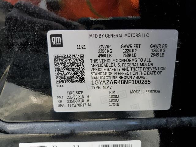 Photo 10 from auction – 2022 CADILLAC XT4 with VIN 1GYAZAR48NF100285
