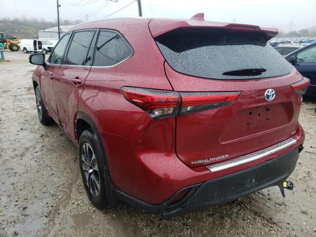 Photo 3 from auction – 2020 TOYOTA HIGHLANDER with VIN 5TDHBRCH2LS001106
