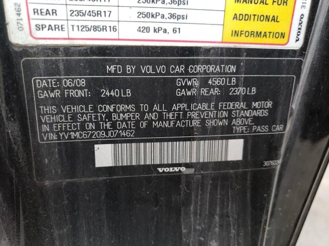 Photo 10 from auction – 2009 VOLVO C70 T5 with VIN YV1MC67209J071462